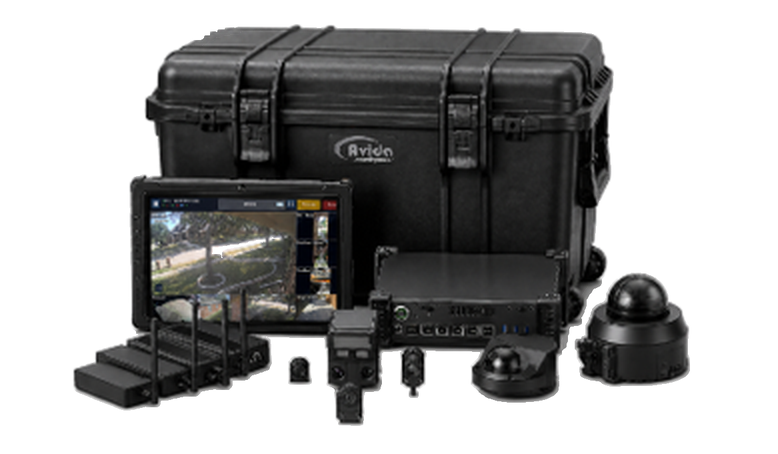 P7 field kit with hard case, Panther tablet, base station, cameras, and sensors